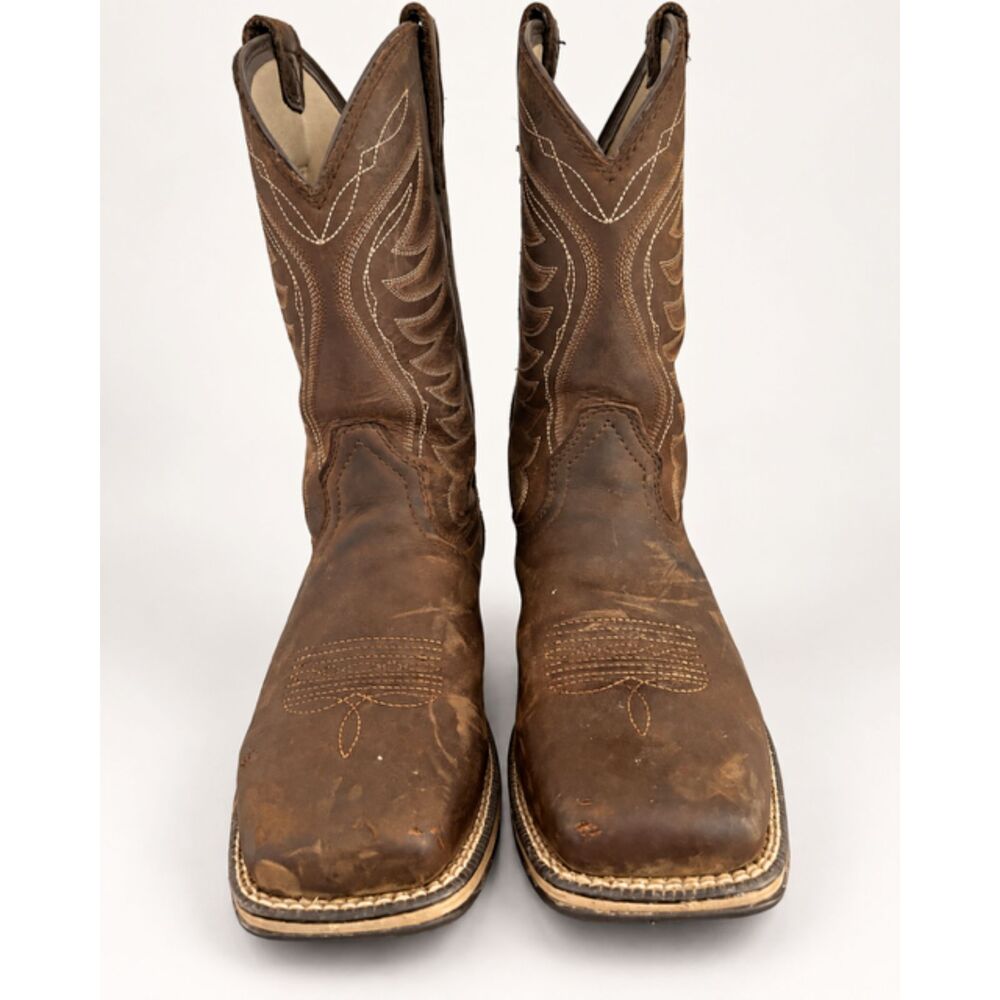 Ariat Brown Leather Western Cowboy Boots – Size 8.5B